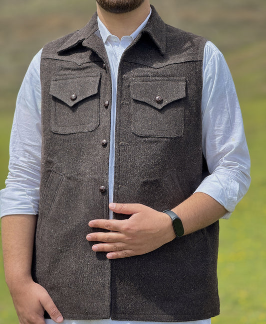 Woolen Waistcoat for Men | Handmade