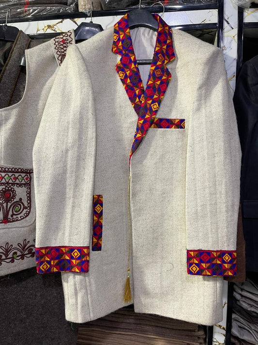 Handmade Woolen Long Coat | Woman's