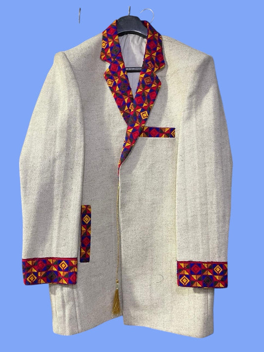 Handmade Woolen Long Coat | Woman's